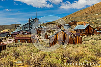 View of the Bodie, ghost town. Bodie State Historic Park, California, USA Stock Photo