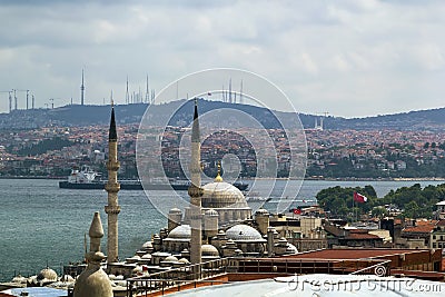 View of Bosforus, Istanbul Stock Photo