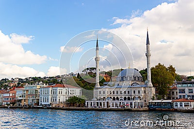 Beylerbeyi Hamid-i Evvel Mosque Stock Photo