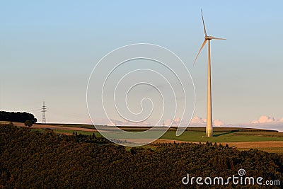 View from Bourscheid Castle in the Ardennes, Luxembourg Stock Photo