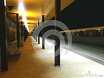 Go transit station Stock Photo
