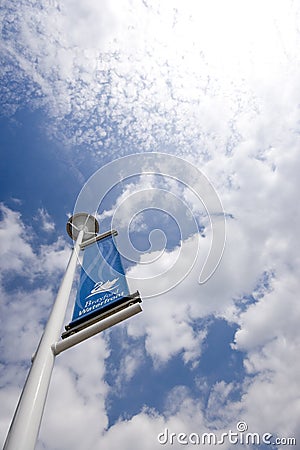 A view of Brayford Pool, Lincoln, Lincolnshire, United Kingdom - Editorial Stock Photo