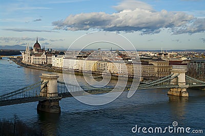 View of Budapest, Hungary Stock Photo