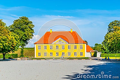 View of buildings of the Kastellet citadel in Copenhagen, Denmark Editorial Stock Photo