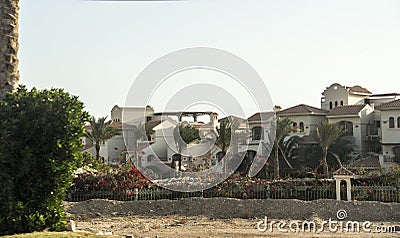 Buildings in the Egyptian area of the Sahara desert -Egypt 493 Stock Photo