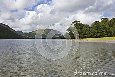 View of Buttermere. Stock Photo