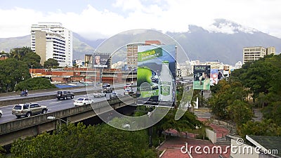 A view of Caracas city Editorial Stock Photo