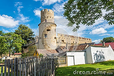 View at the Castle of Laa an der Thaya in Austria Stock Photo