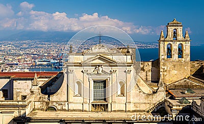 View of the Certosa di San Martino in Naples Stock Photo