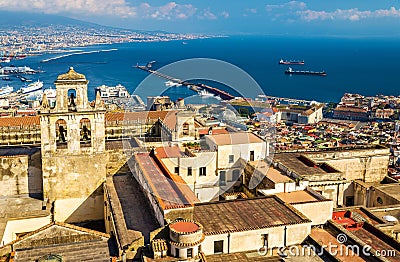 View of the Certosa di San Martino in Naples Stock Photo