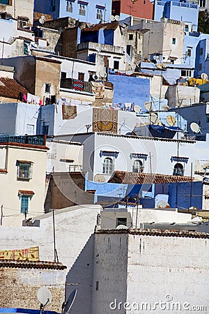 View of Chaouen Stock Photo