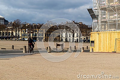 view of the chateau of versailles Editorial Stock Photo