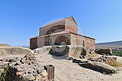 Church of Prince at Uplistsikhe Cave Town in Georgia Stock Photo