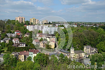View of the Cieszyn in Poland Stock Photo