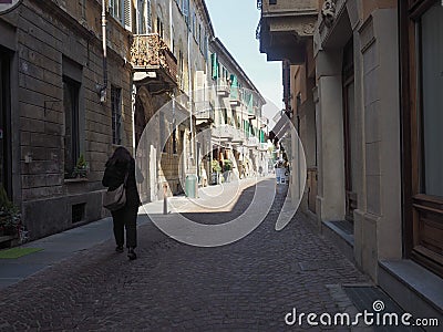 View of the city of Alba Editorial Stock Photo