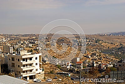 View of the city, Betlehem, Palestine Stock Photo