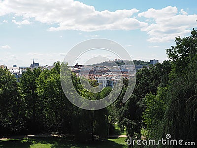 View of the city of Brno Stock Photo