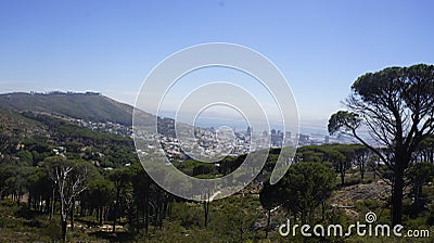 View of the city of Cape Town Stock Photo