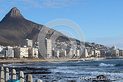 View of the city of Cape Town Stock Photo