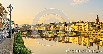 View of the city of Florence, cityscape of Italy Editorial Stock Photo