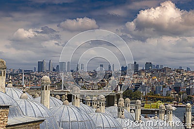 View of city of istanbul Stock Photo