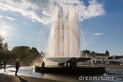 View of the city of Lucerne in Switzerland Editorial Stock Photo