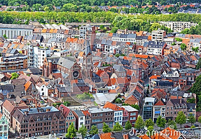 View of the city of Malines in Belgium Stock Photo