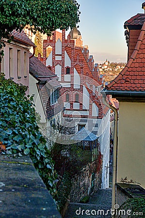 View of the city of meissen Stock Photo