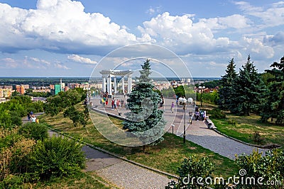 View of the city of Poltava, Ukraine Stock Photo