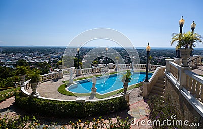 View of city of Ponce Stock Photo