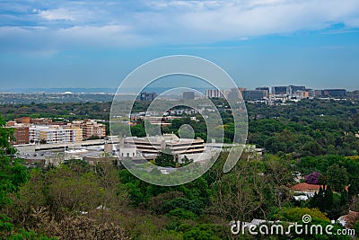 View of the city of Pretoria in South Africa Stock Photo