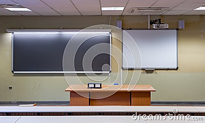 whiteboard Interactive LIM Stock Photo