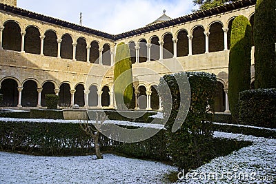 Monastery of Santa Maria de Ripoll, Spain Editorial Stock Photo