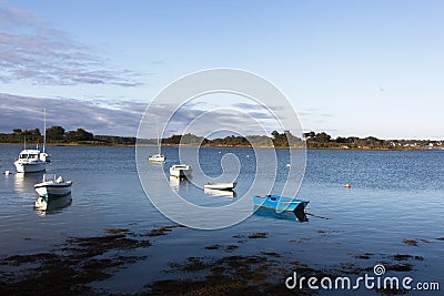view of the coast of the river Editorial Stock Photo