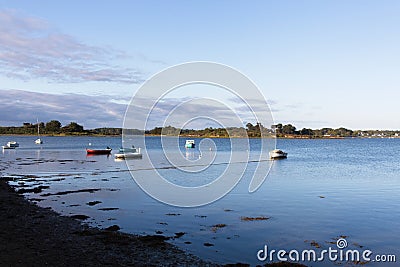 view of the coast of the river Editorial Stock Photo