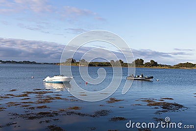 view of the coast of the river Editorial Stock Photo