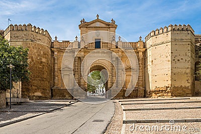 View at the Cordoba gate in Carmona, Spain Stock Photo