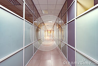 View of the corridor. Stock Photo