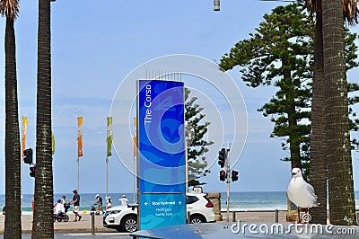 A view in The Corso at Manly, NSW Editorial Stock Photo