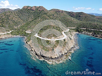 View of D-Maris Bay Hotel nearby Bencik Bay, Hisaronu, Marmaris, Turkey Stock Photo