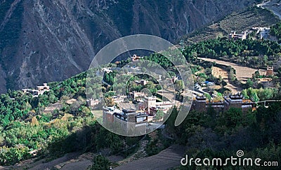 View of Danba ,Sichuan,4 Stock Photo