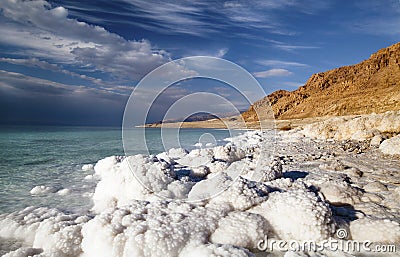 View of Dead Sea Stock Photo