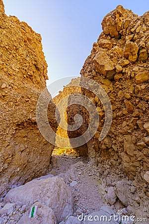 View of desert Salvadora valley Stock Photo