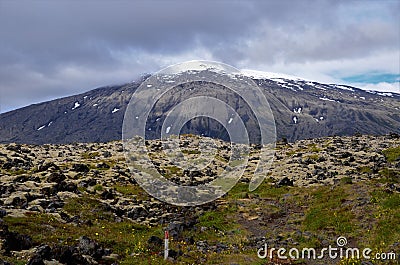 Landscapes of Iceland - Snaefellsness Peninsula Stock Photo
