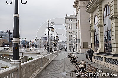 View of Dimitar Valhov Walk Editorial Stock Photo