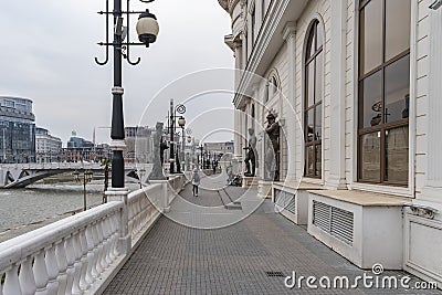 View of Dimitar Valhov Walk Editorial Stock Photo