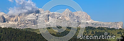 View of the Dolomites near Colfosco, South Tyrol, Italy Stock Photo