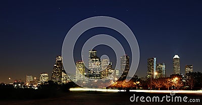 View on Downtown Houston, Texas Stock Photo