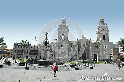 View of downtown Lima peru Editorial Stock Photo