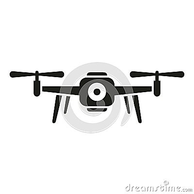 View drone control icon simple vector. Ai camera Stock Photo